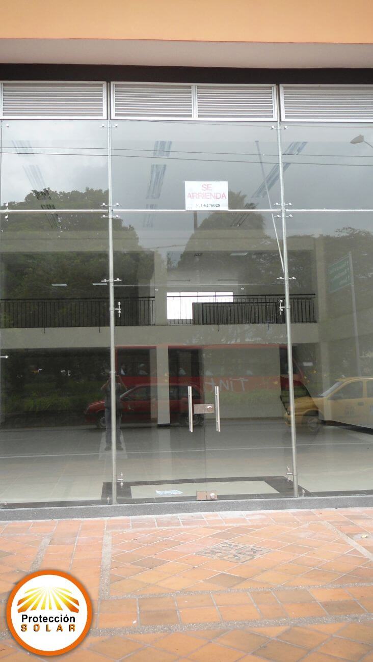 vidrios fachada