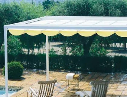Pergola en tela screen