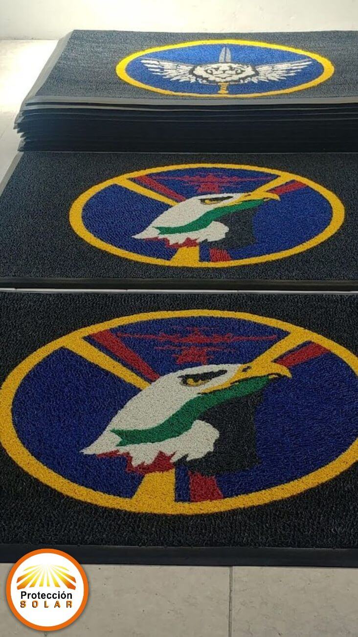 tapetes para entradas con logo